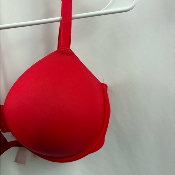 PINK Victoria’s Secret Wear Everywhere Super Push Up 34DD Hot Pink - Picture 4 of 11